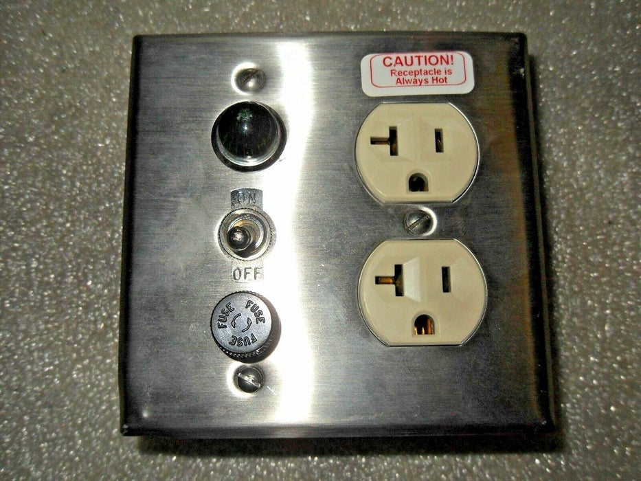 Kele PRK-FLS Panel Switch & Receptacle Assembly W/ Fuse Holder