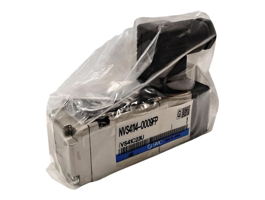 SMC NVS4114-0009FP Pneumatic Solenoid Valve w/ 100-120 V AC Coil