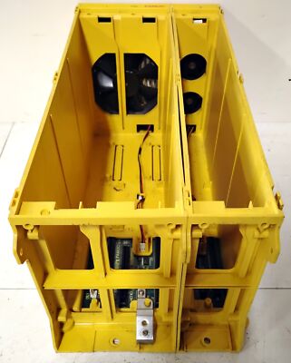 Fanuc A05B-2316-C105 3-Slot PLC Rack w/ Fans