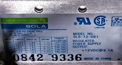 Sola/Hevi-Duty SLS-12-051 Linear Open Frame Power Supply