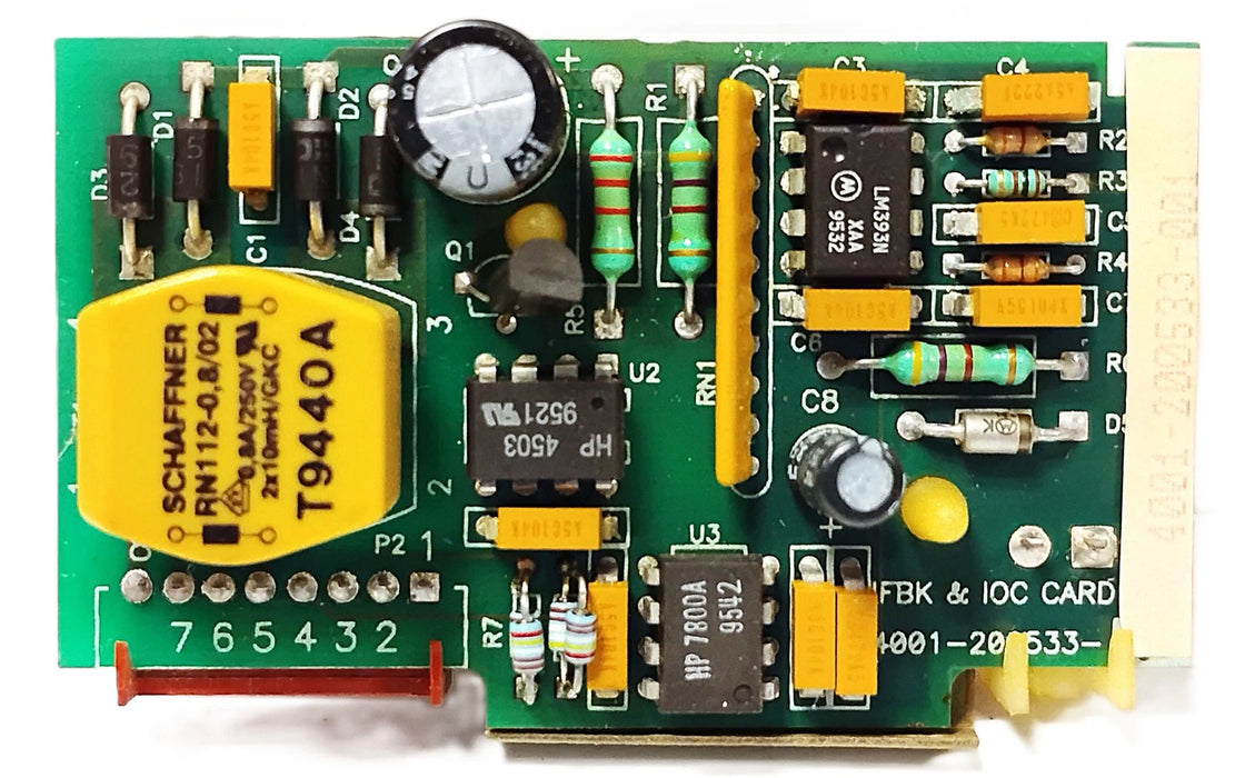 Powertec Industrial Motors 4001-200533-001 Current Feedback Board