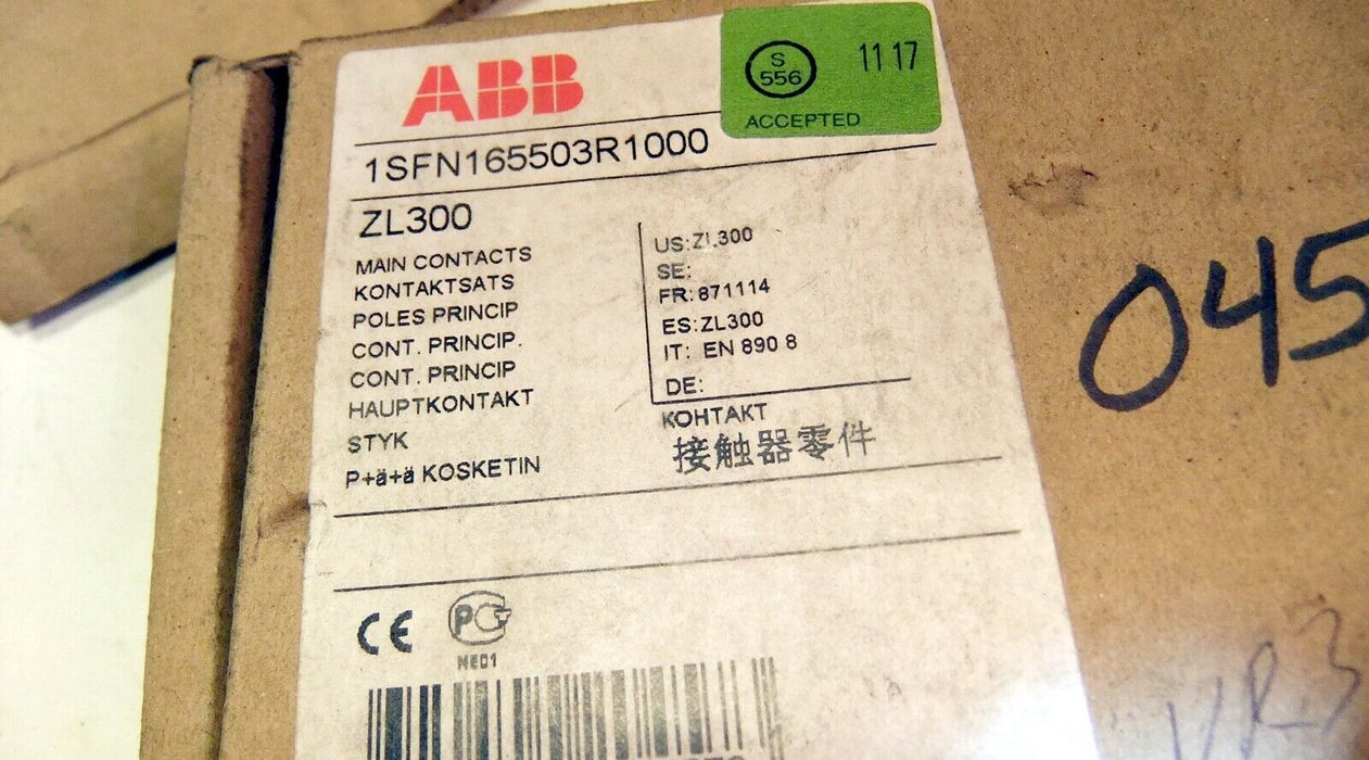 ABB Contact Kit 1SFN165503R1000 missing 3 contacts