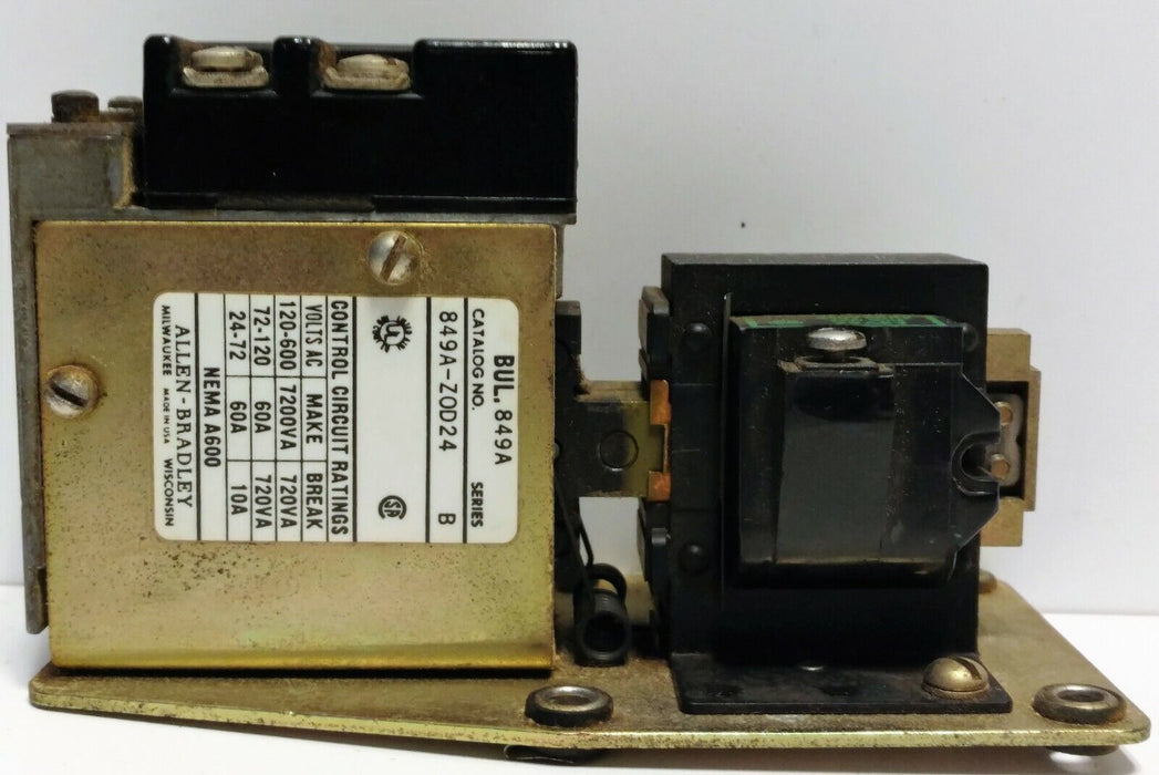Allen-Bradley 849A-ZOD24 SER B Pneumatic Timing Relay