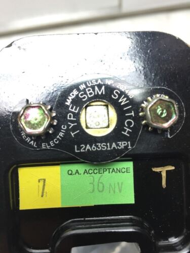 GE Q16-Sbml2A63S1A3P1 R00 Cam Switch