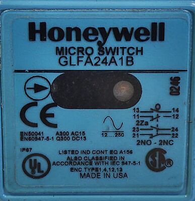 Honeywell GLFA24A1B Rotary Gear Limit Switch with Roller Lever