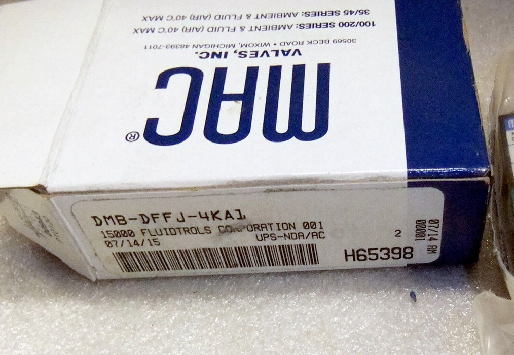 MAC Valve DMB-DFFJ-4KA1
