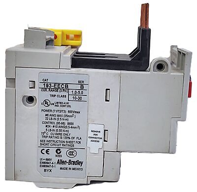Allen-Bradley 193-EECB 1-5A Adjustable Overload Protection Relay