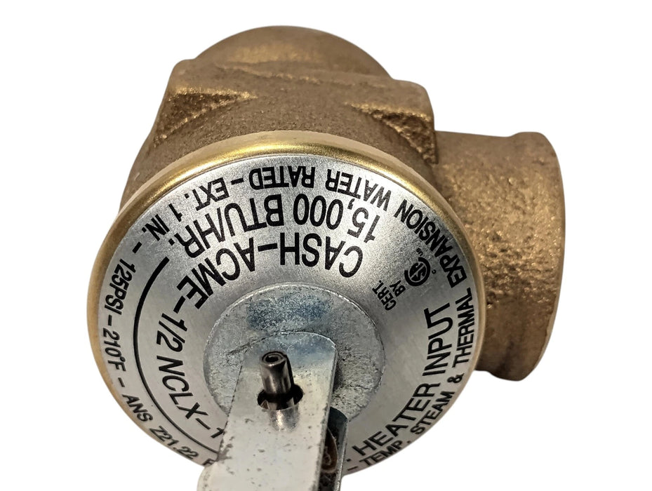 CASH ACME 16481-0125 NCLX-1 1/2 in Pressure-Temperature Relief Valve