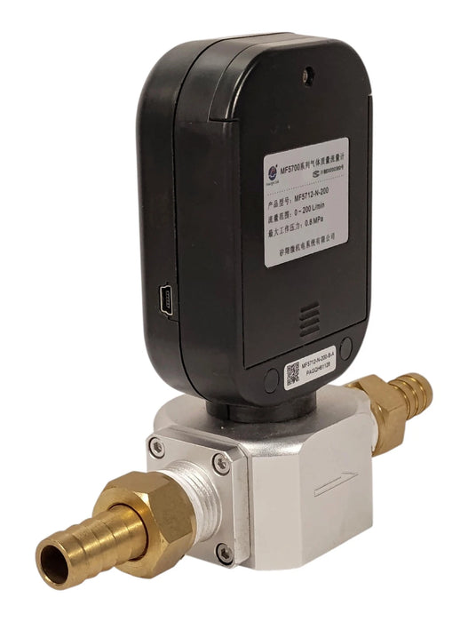 SIARGO MF5712-N-200 0-200 L/min 0.8 MPa 1/2 in NPT Digital Gas Mass Flow Meter