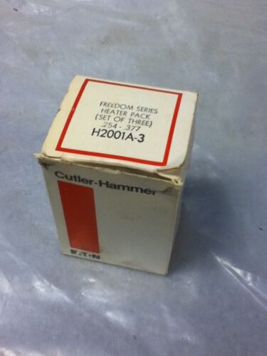 LOT OF 3 Cutler-Hammer H2001A-3 HEATERS