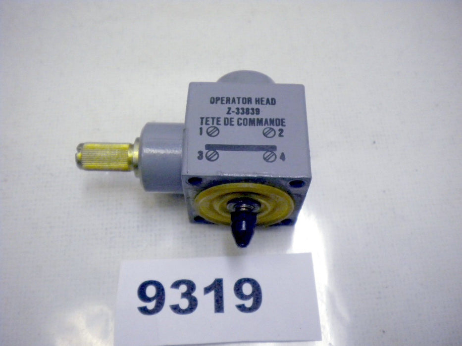 Allen-Bradley Limit Switch Head Z-33839