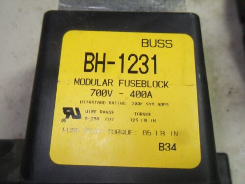 2 Bussmann BH1231 FUSE HOLDER