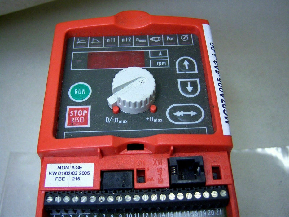 SEW Eurodrive MC07A005-5A3-4-00 Drive Mini Inverter