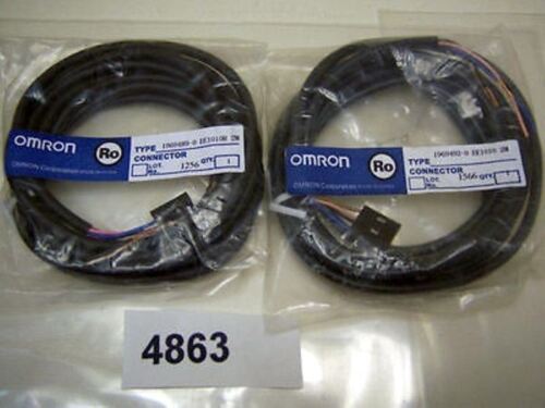 Lot Of 2 Omron 4 Wire Connector E1010R 2M
