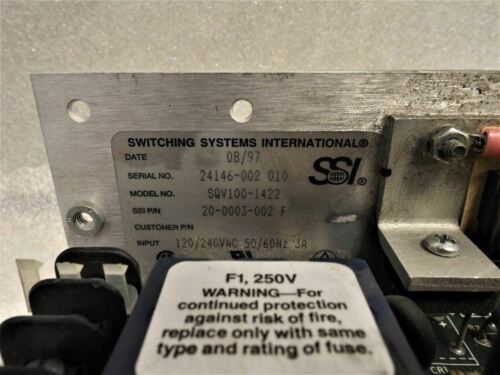 Switching Systems International Power Supply SQV100-1422 120/240V 3A INPUT