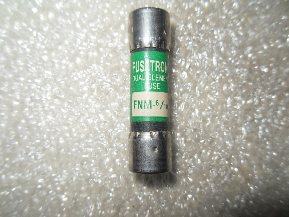 7 Bussmann Fusetron FNM-6/10 250V Dual Element Fuses