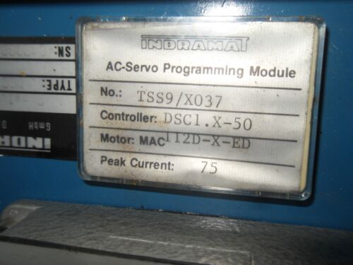 1 INDRAMAT DSC1.7-50 SERVO MOTOR CONTROL