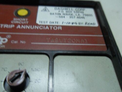 GE Versa Trip TA9VT20MA1 Fault Trip Annunciator