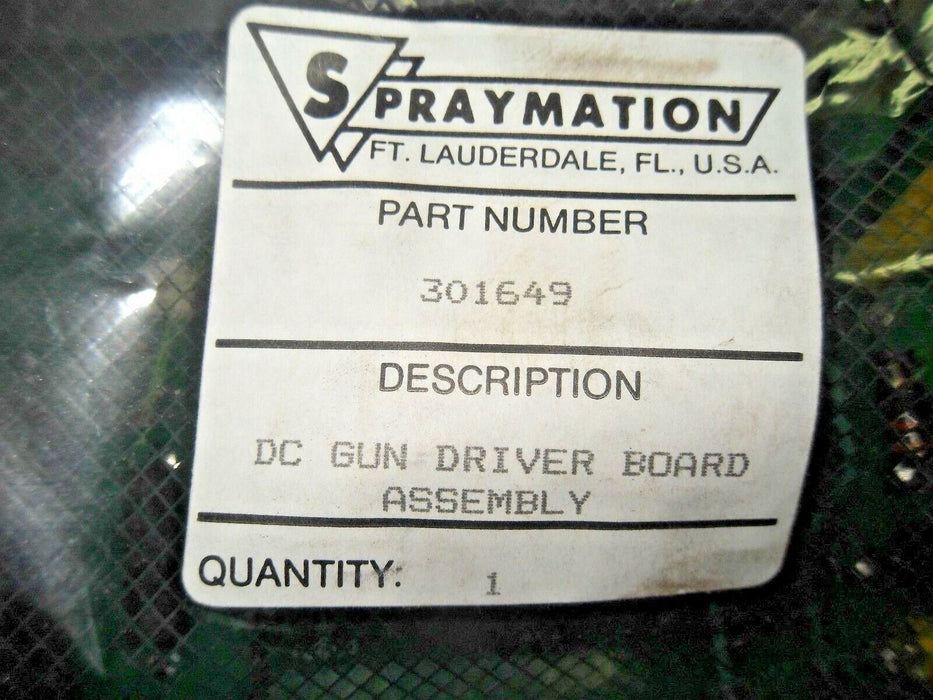 Spraymation 301649 Gun Driver Board