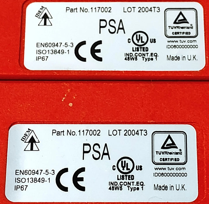 AutomationDirect PSA-117002 IDEM 24 V DC Safety Switch