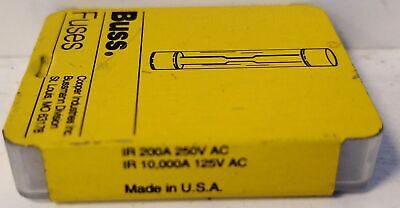 Bussmann MDA-5 250 V AC / 125 V DC 5 A Time-Delay Miniature Fuses - Lot of 5