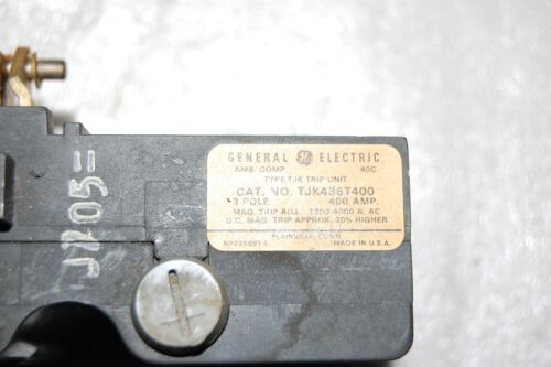 GE TJK436T400 Trip Unit