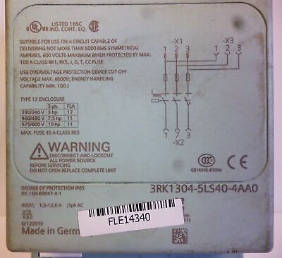 Siemens 3RK1304-5LS40-4AA0 Starter