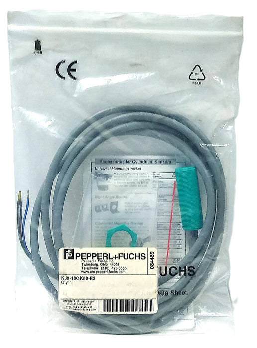 Pepperl Fuchs NJ8-18GK50-E2 084489 10-60 V DC Inductive Proximity Sensor