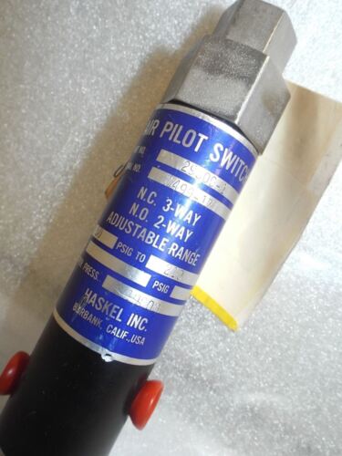HASKEL INC 29300-1 AIR PILOT VALVE