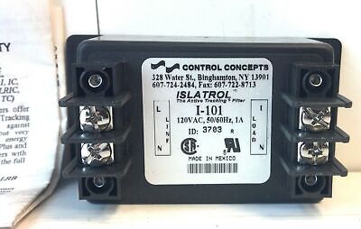 Control Concepts I-101 120 V AC 1 A Islatrol Active Tracking Noise Filter