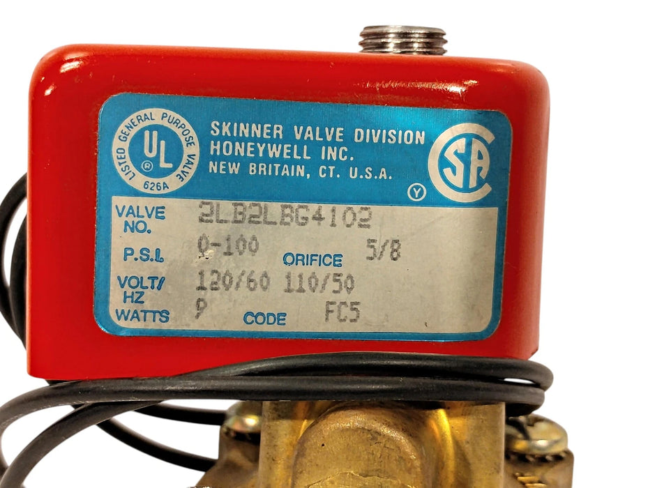Lancer 0-100 psi Solenoid Valve w/ 110/120 V AC Coil and 1/2 in Port
