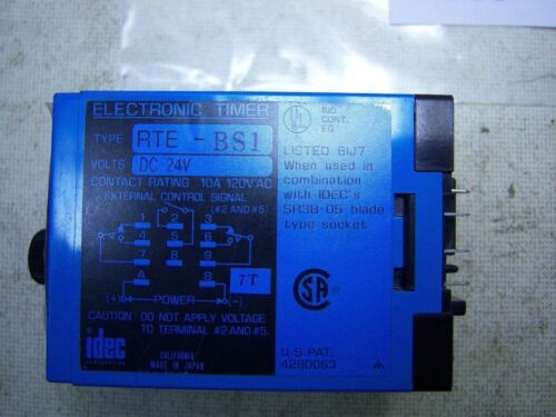 IDEC Timer 11 Blade RTE-BS1 0-10M 24VDC