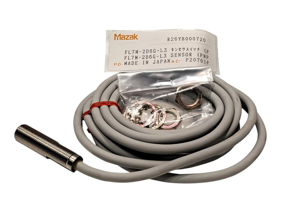 Mazak FL7M-2D6G-L3 R26YB000720 10-30 V DC Shielded Inductive Proximity Sensor