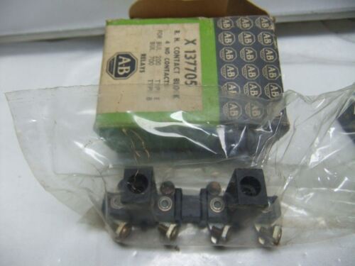 Lot of 6 Allen-Bradley Contact Block 4NO X137705