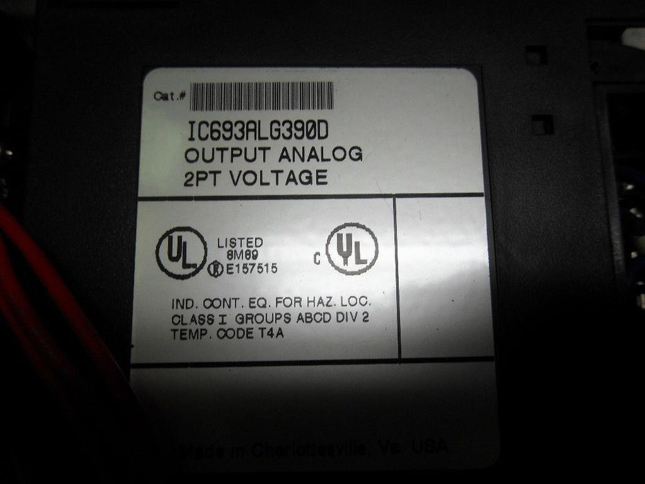Ge Fanuc Rack 9 Cards IC693ALG390D HE693THM406D IC693ALG220F Power Supply