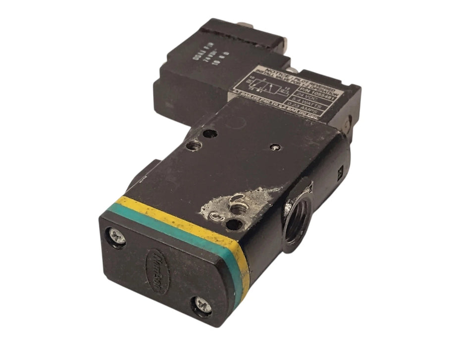 Nordson 1055481 40-90 psi Reverse Pilot Solenoid Valve w/ 24 V DC Coil