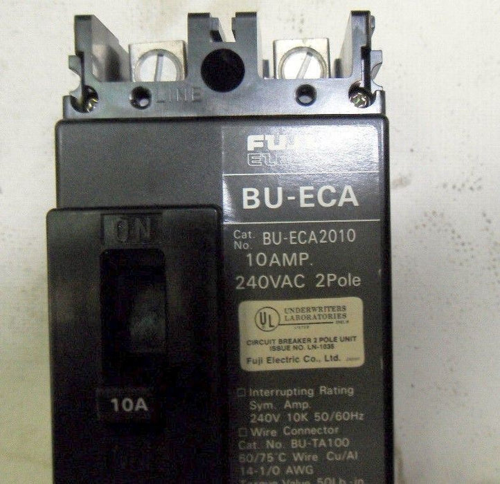 Fuji Electric BU-ECA Circuit Breaker BU-ECA2010 10A 240V 2P