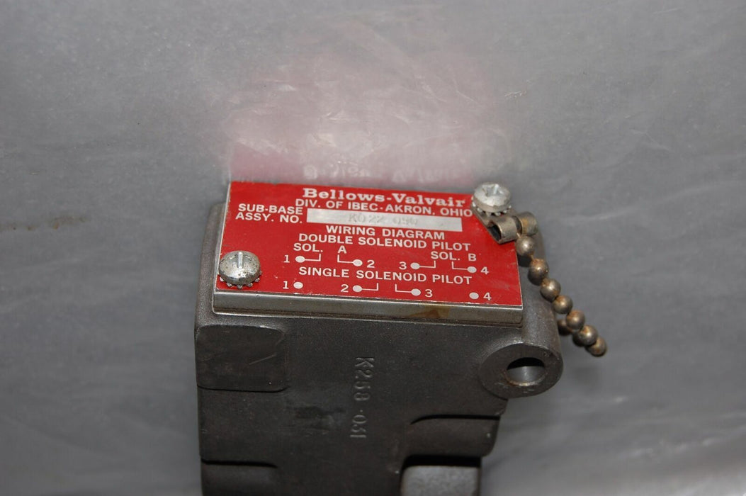 BELLOWS 3/8" VALVE K022-090