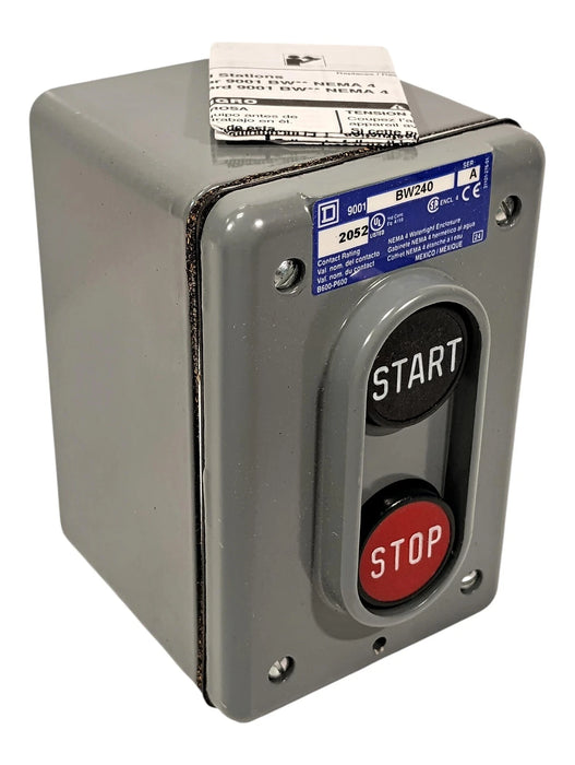 Square D 9001BW240 Ser A 600 V 5 A Start/Stop Pushbutton Station