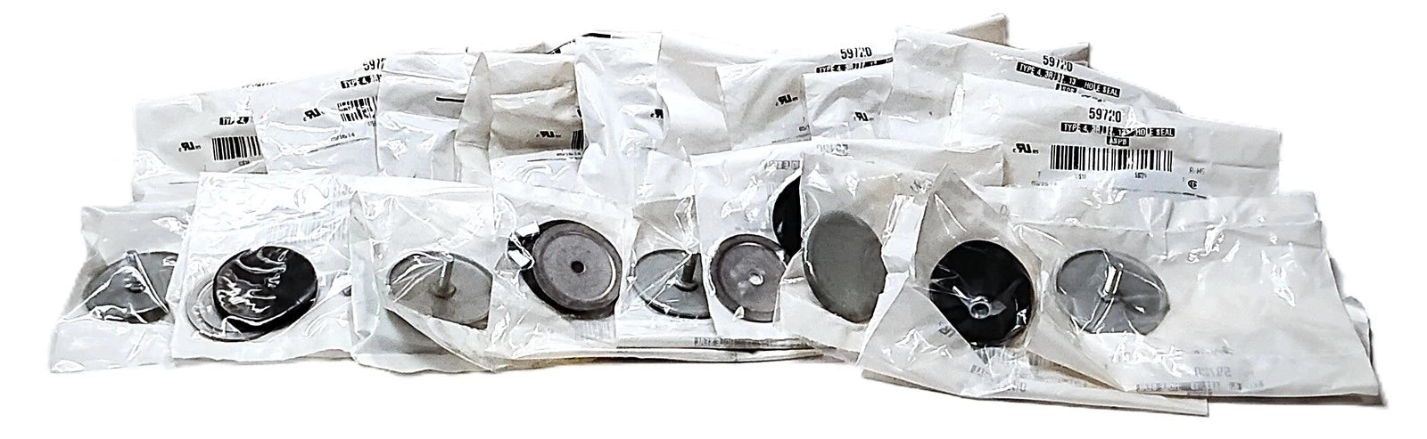 Hoffman 59720 ASPB Hol-Sealers 30.5 mm Gray Steel Oil Tight Hole Seals