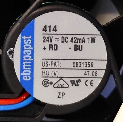 ebm papst 414 24 V DC 40 mm x 40 mm Axial Fan