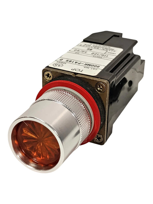 Allen-Bradley 800MR-PA16AAS 10 A Illuminated Pushbutton w/ Flush Amber Head