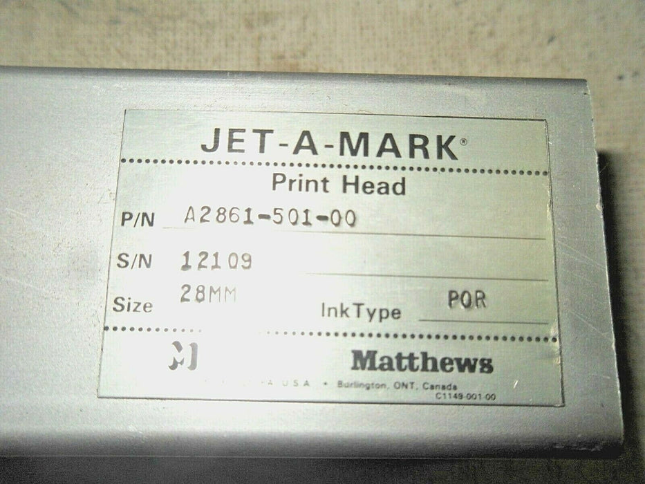 2 MATTHEWS JET-A-MARK A286150100 Plotter