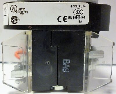 Allen-Bradley 800T-QT24R Red Illuminated Pushbutton