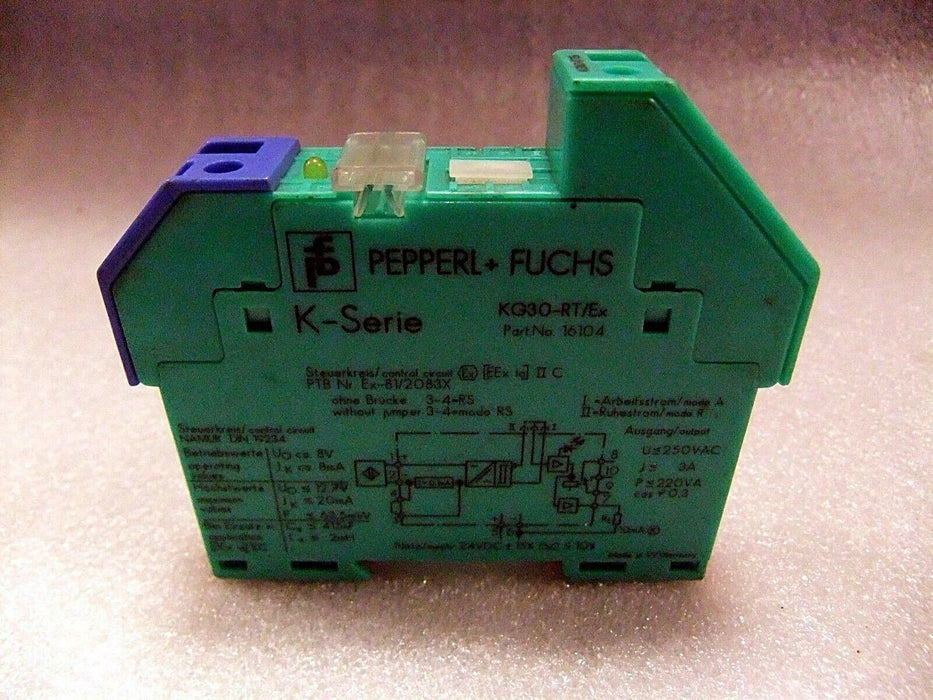 Pepperl KG30-RT/Ex Safe Barrier