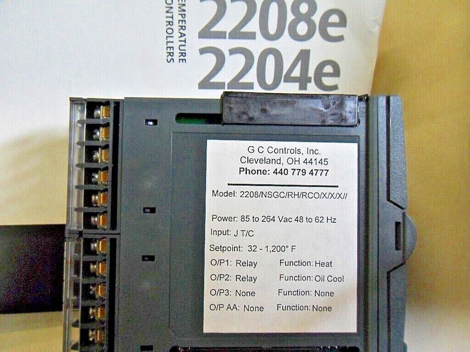 GC Controls 2208/NSGC/Rh/RCO/X/X/X/ Temp Module