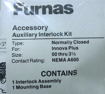 Furnas 49AAFC NEMA A600 Size 00-3.5 Auxiliary Interlock Kit
