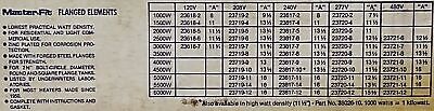 A.O. Smith 60002-4 23617-12 Master-Fit Electric Water Heater Element