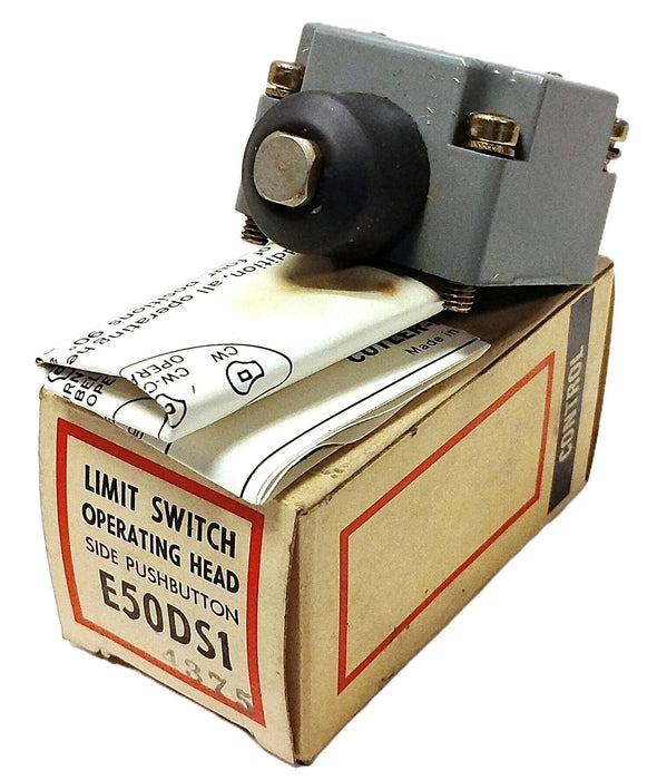 Cutler-Hammer E50DS1 Side Pushbutton Limit Switch Operating Head Only