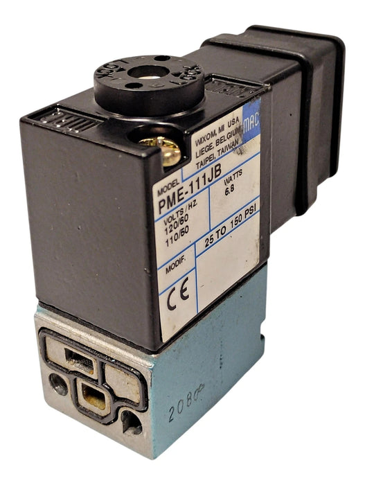 MAC Valves PME-111JB 25-150 psi Solenoid Valve w/ 110/120 V AC Coil